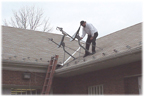 DirecDuo equipment on the HyNet roof